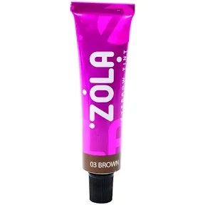 ZOLA Фарба для брів із колагеном 15ml. 03  Brown. - фото