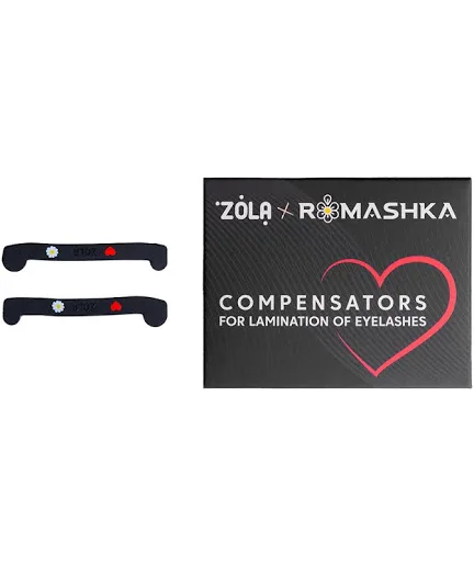 Компенсатори для вій чорні Romashka & ZOLA. - фото