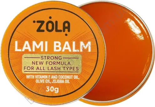 ZOLA LAMI BALM ORANGE 30 ml клей для ламінування вій. - фото
