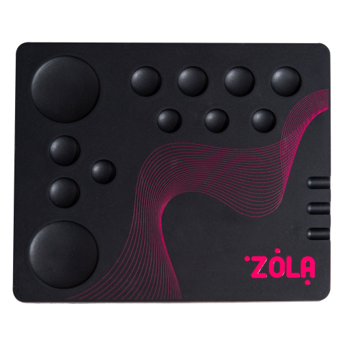 ZOLA Килимок силіконовий Mixing Pad (чорний). - фото