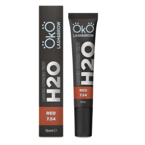 Фарба для брів та вій OKO Liquid Hybrid Tint H20 Red 7.54 15ml. - фото №5 