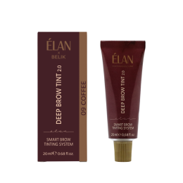 Фарба для брів  ELAN 09 COFFEE deep brown (20 мл).