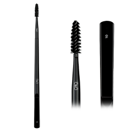 Пензлик щіточка двосторонній OKO 10 BLACK EDITION OKO Lash&Brow.