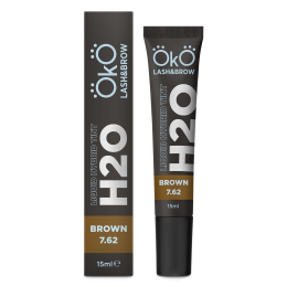 Фарба для брів та вій OKO Liquid Hybrid Tint H20 Brown 7.62 15ml