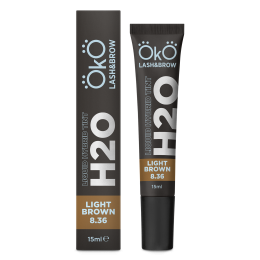 Фарба для брів та вій OKO Liquid Hybrid Tint H20 Light Brown 8.36