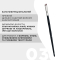 Пензлик скошений OKO 3 BLACK EDITION OKO Lash&Brow. - фото №2
