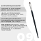 OKO Пензлик язичковий №9 BLACK EDITION OKO Lash&Brow. - фото №2