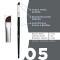 OKO Пензлик мякий скошений №5 BLACK EDITION OKO Lash&Brow. - фото №2
