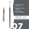 Пензлик ультратонкий OKO 7 BLACK EDITION OKO Lash&Brow. - фото №2