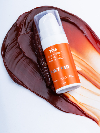 ZOLA x Makarenko x Makarevich Тонуюча фарба Toning Color Tint Foxy Red 10 мл. - фото №3 