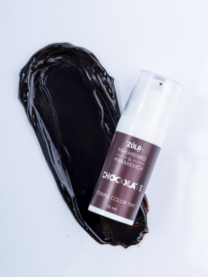 ZOLA x Makarenko x Makarevich Тонуюча фарба Toning Color Tint Chocolate 10 мл. - фото №2 