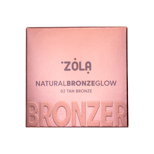 ZOLA Бронзер Natural Glow Bronze 02 Бронзова засмага Tan Bronze - фото №2 