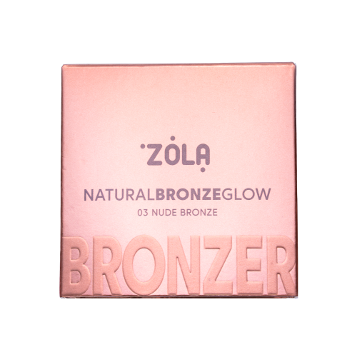 ZOLA Бронзер Natural Glow Bronze 03 Нюдова бронза Nude Bronze - фото №2 