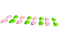 Валики Round curl pink & green Zola -  №2