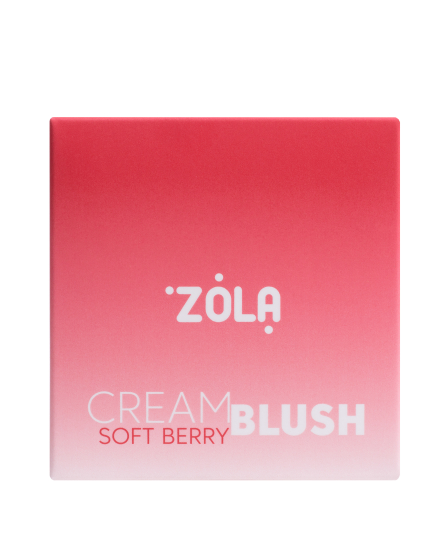 ZOLA Кремові рум'яна CREAM BLUSH SOFT BERRY. - фото №3 