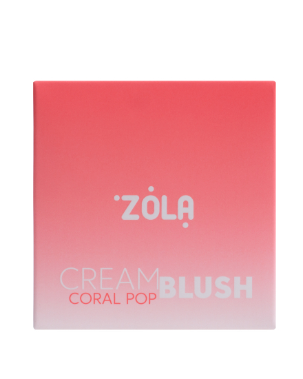 ZOLA Кремові рум'яна CREAM BLUSH CORAL POP. - фото №5 