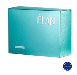 Гель фарба ELAN 02 темно-коричнева з окисником набір.