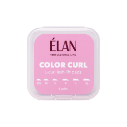 Силіконові валики для ламінування з вигином L Color Curl. Elan