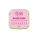 Комплект силіконових валиків для ламінування BLUSH CURL з вигинами D і C Elan. - фото