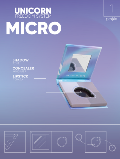 Магнітна палетка Unicorn Micro PROVG. - фото №2 