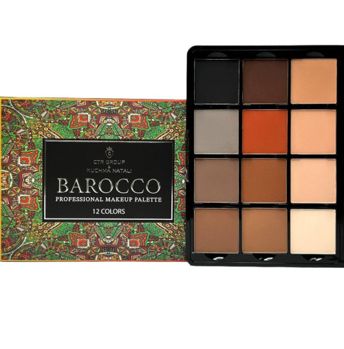 CTR GROUP палетка тіней Eye Shadow Palette Barocco, 12*2.5g. - фото