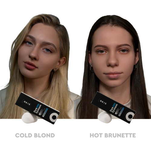 Крем-фарба для брів - CLASSIC Dy System COLD BLOND Okis Brow - 15мл. - фото №8 