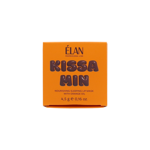 Живильна нічна маска для губ з олією апельсина Kissamin. ELAN. - фото