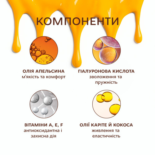 Живильна нічна маска для губ з олією апельсина Kissamin. ELAN. - фото №3 