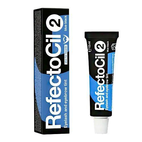 Фарба для брів та вій RefectoCil №2 Blue Black. - фото