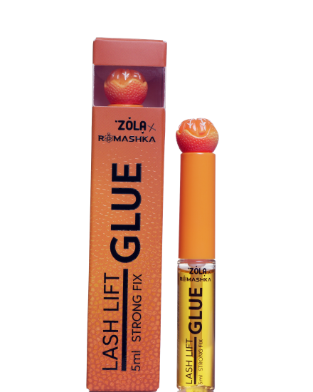 ZOLA x Romashka Клей для ламінування вій Orange Lash Lift Glue Strong Fix 5 мл. - фото