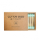 Ватні бамбукові палички Cotton Buds, 200 шт картонна квадратна упаковка в асортименті. - фото №2