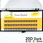 Війки Nesura Eyelash 20D 8 мм. (insta) - фото