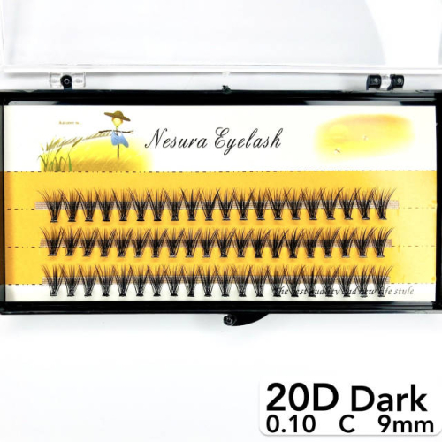 Війки Nesura Eyelash 20D 9 мм. (insta) - фото