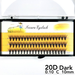 Війки Nesura Eyelash 20D 10 мм. (insta)