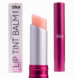 ZOLA Відтінковий бальзам для губ Lip Tint Balm (01 Natural).