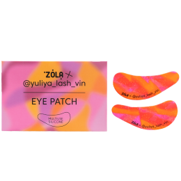 ZOLA x Yuliya Lash Vin Багатофункціональні силіконові патчі Рожево-помаранчеві.