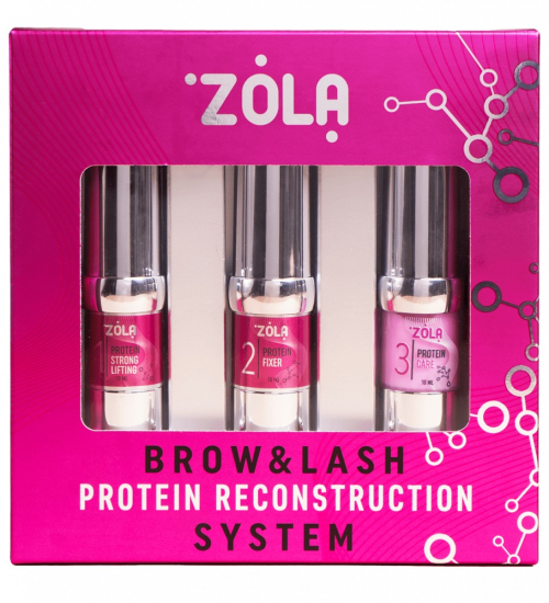 ZOLA набір для ламінування Brow&Lash Protein Reconstruction System. - фото