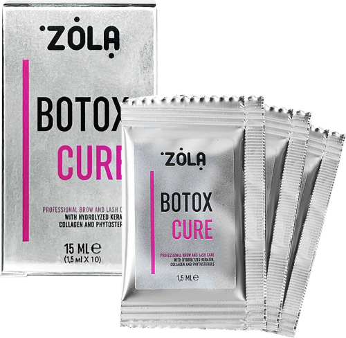ZOLA Ботокс для брів та вій Botox Cure саше 10 шт. - фото