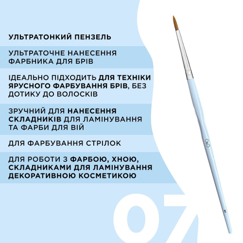Пензлик 07 ультратонкий OkO -  №3 