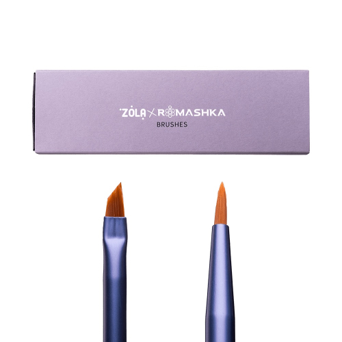 ZOLA x Romashka Набір пензлів для брів і вій професійний - фото