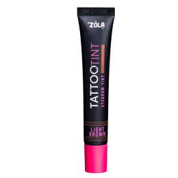 ZOLA Фарба для брів і вій TATTOO TINT Light Brown.