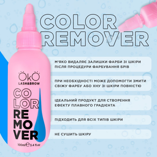 OKO Ремувер для видалення фарби Color Remover, 100мл - фото №2 