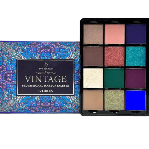 CTR GROUP палетка тіней Eye Shadow Palette Vintage, 12*2.5g. - фото