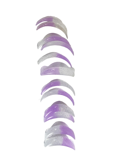 Комплект силіконових валиків для ламінування VIOLET MULTI-CURL з вигинами U-DD Elan. - фото №3 